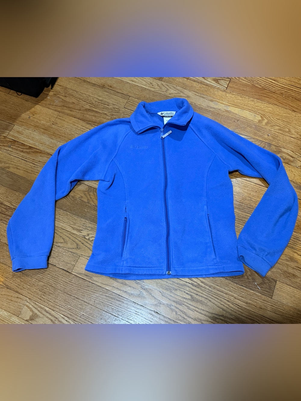 Columbia Youth 18/20 Blue Full-Zip Fleece Jacket